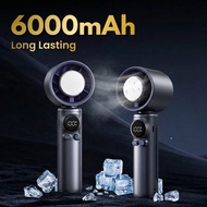 Kipas Mini 2026 NIESU Portable HandHeld Fan Rechargeable 6000mAh 199Level Tangan Bateri Tahan Lama A