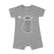 Romper Short Sleeve Baa Baa Baby Bliss Grey