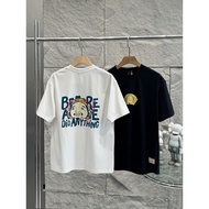 EVISU/Fushenla 2026 Round Neck Short-Sleeved T-Shirt Couple Style Men Style Threaded Round Neck Slim