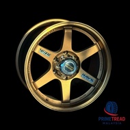 NEW SPORT RIM | 18x9.5 RAYS VOLK RACING TE37 🇯🇵 WITH 6 BARS (6 HOLES) 4X4 RIM