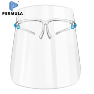 Face Shield Glasses + Frame Protective Mask Anti-Fog Anti-Virus, Clear