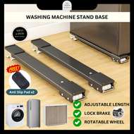 Ready Stock 300kg Heavy Duty Washing Machine Stand Base Pelapik Roda Mesin Basuh Anti Slip Adjustabl