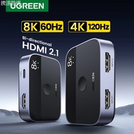 ,,,,, XIAOMI Ugreen HDMI 2.1 Splitter Switch 8K 60Hz 4K120Hz 2 In 1 Out Tv Small