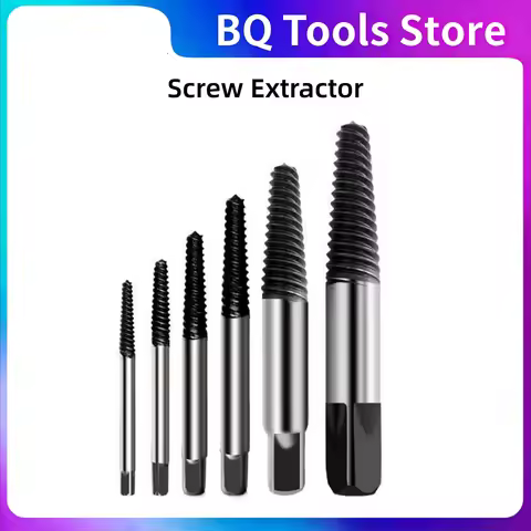 /Set Screw Extractor Serrated Thread Head Broken Damaged Screw Bolt Remover Tools Damaged Screw Bolt