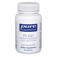 PS 100 | Phosphatidylserine Amino Acid Supplement for Brain and Memory* | 60 Capsules