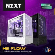 Nzxt H5 Flow Gaming Case - Tempered Glass Casing