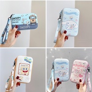 Cute SpongeBob Snoopy Powerbank Pouch/Portable Organizer Bag/Powerbank Case for Charger/Cable/Portable Hard Storage Bag