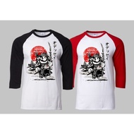 T shirt Mario Samurai 3q cotton