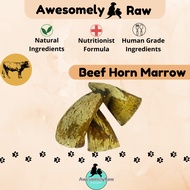 Dehydrated Cow Horn Marrow Beef Marrow Dog Snack Pet Treats 宠物零食 风干牛角骨髓 手工磨牙 手工天然零食 宠物狗手工零食