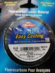 Berkley Vanish 100% fluorocarbon leader