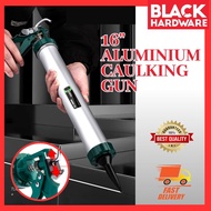 Black Hardware Awining Aquarium Silicone Gun Silicon Caulking Gun Gap Sealant Glue Sausage Sealer Gu