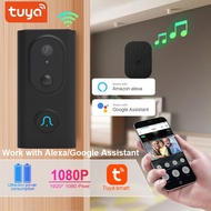1080P Tuya WIFI Doorbell Security Camera Wireless HD Video Audio Intercom Door Bell Smart Home Monitor  Camera
