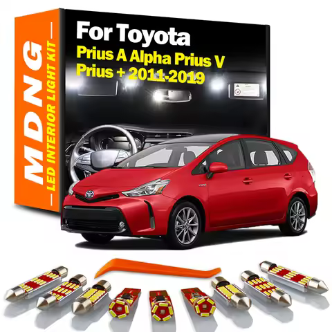 MDNG Canbus For Toyota Prius A Alpha Prius V Prius + 2011-2018 2019 Vehicle Lamp LED Interior Dome M