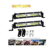 Car Work Light LED Bar 12V 24V LED DRL Spot Light Cars Work Light Bar 6500K Strip for Auto Truck Lorry Trailer SUV Light