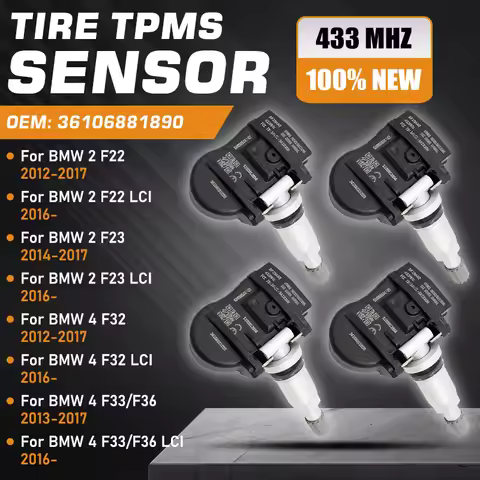 1/4PCS Tire Pressure Sensor For BMW 2 F22 BMW 4 F32 2012-2017 TPMS BMW 2 F23 BMW 4 F33 F36 2014-2017