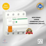 ELCB SCHNEIDER DOMAE 63A 4PHASE 300MA/30MA 63A 4PHASE ELCB 4 PHASE 63A