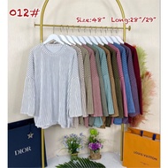 BLOUSE JALUR HITAM 012 | BLOUSE LABUH | BLOUSE BUTANG | LONG BLOUSE | BLOUSE MUSLIMAH | BLAUS LABUH