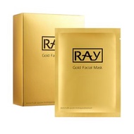 RAY - 泰國RAY蠶絲面膜(金色) 10片/盒【平行進口】
