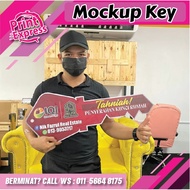 REPLIKA KUNCI MOTOR DAN RUMAH l Kunci Tahniah Penghargaan, Mockup Grand Prize, Boleh Custom Design M