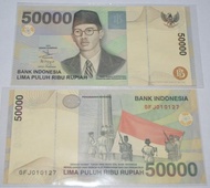 Murah!!! Uang Lama Kuno 50.000 Rupiah 1999 Wr Soepratman