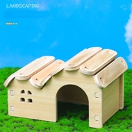 Wooden Hamster House Toys For Hamster House For Monolithic Wooden Hamster Swing Toys For Hamster Decorations