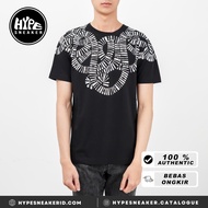 Kaos MARCELO BURLON SNAKE WINGS WHITE BLACK Tshirt 100% ORIGINAL