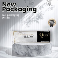 PILLOW BED BOLSTER/ MEDIUM FIRM/ PREMIUM HOTEL WHITE/ - HIGH QUALITY SILICONE