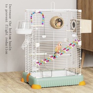 Parrot Birdcage Tiger Skin Xuanfeng Peony Manbird Embroidered Eye Large Villa Metal Home Large Space