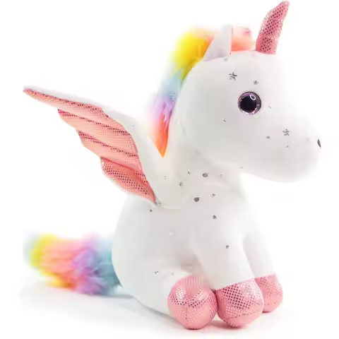 Unicorn Stuffed Animal Soft Unicorn Plush Toys Rainbow Pink Unicorn Birthday Gift for Girls Baby Tod