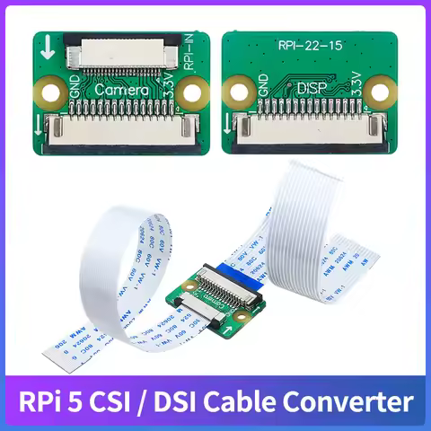 Raspberry Pi 5 CSI DSI Expansion Board 15CM / 30CM 22 Pin to 15 Pin Cable for Raspberry Pi 5 CSI Cam