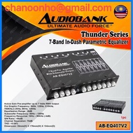 Audiobank THUNDER SERIES AB-EQ407V2 7-Band / AB-EQ409 9-Band In-Dash Parametric Car Equalizer