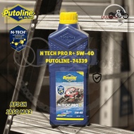 PUTOLINE ENGINE OIL N-TECH PRO+R 5W-40 FULLY SYNTHETIC 4-STROKE MOTORCYCLE (1L)