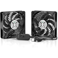 【Authentic products Directly from Japan】 Keynice KN-1725P Cooling Fan, USB Fan, Silent, Powerful 2,0