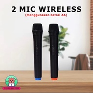 [2Mic Wireles] 12,8Inch Speaker Bluetooth Portable Karaoke Kimiso 2Mic