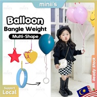 MINIIS PARTY Helium Balloon Bangle Weight Balloon Weight Bangle Balloon Weight Plastic Bangle Party 