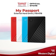 TMT Western Digital WD My Passport External Hard Drive With Password Protection (1TB/2TB/4TB/5TB/6TB