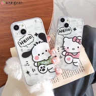 For Huawei Nova 12 11 10 9 8 7 6 5 5i Pro Ultra 10Z 9Z SE 7i 5T 4 4e 3 Y70 Plus Phone Case Cute Pochacco Dog Puppy Hello Kitty Cat Transparent Clear Soft Casing Cases Case Cover