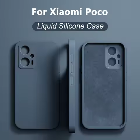 Luxury Liquid Silicone Case For Xiaomi Poco X4 X3 X5 F5 Pro F3 F4 GT Phone Cases For Poco X4 GT X3 N
