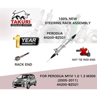 100% NEW STEERING RACK ASSY ASSEMBLY 44200-BZ021 FOR PERODUA MYVI 1.0 1.3 M300 (2005-2011)