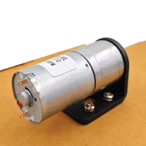 JGA25-370 Geared motor+Bracket DC 12V electric motor high torque 12rpm 35rpm 60rpm 130rpm 620rpm Mou