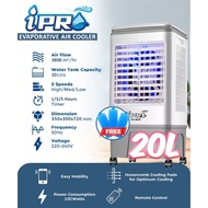 IPRO Portable Air Cooler 40L / 50L Water Tank Aircond Air Cooling Max Flow 100cm 3 Speed Air cond Ai