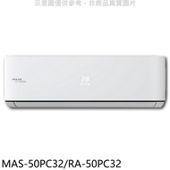 萬士益【MAS-50PC32/RA-50PC32】變頻分離式冷氣