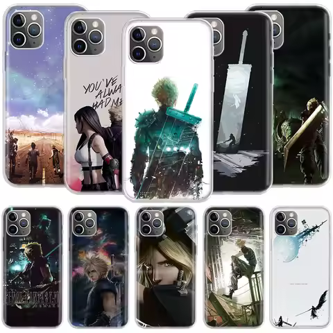 Final Fantasy VII Phone For Apple Iphone 12 13 Mini 15 Pro Max 11 Pro 14 Plus 16 Pro Max 16E Case Sh