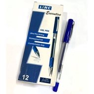 [Hộp 12c] Bút gel Linc 0.55mm Ấn Độ / Bút bi nước Linc Executive chính hãng. Nét êm mực đều