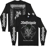 100% Cotton Men's T-shirt Long Sleeve WOLFBRIGADE - Fly Very Weak | Gaussian Band | Gaussian Metal |