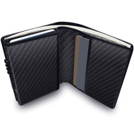 Dlife Wallet with Money Clip RFID Blocking, Minimalist PU Leather Mens Wallet, Credit Card Holder, C