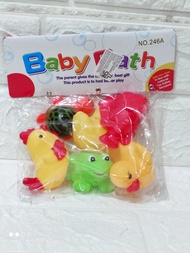 MAINAN ANAK ANIMAL CIT SET ISI 6 PC / MAINAN ANAK- ANAK BABY BATH