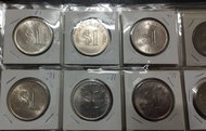 1pc EF AUNC high grade Malaysia 1971 RM1 $1 Parliament Parlimen coin