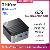 GMKtec G5S MINI PC Intel N5095 LPDDR4 8G Tpye-C Charge  2*HDMI WIFI5 BT4.2 Office Computer 1 Year Wa