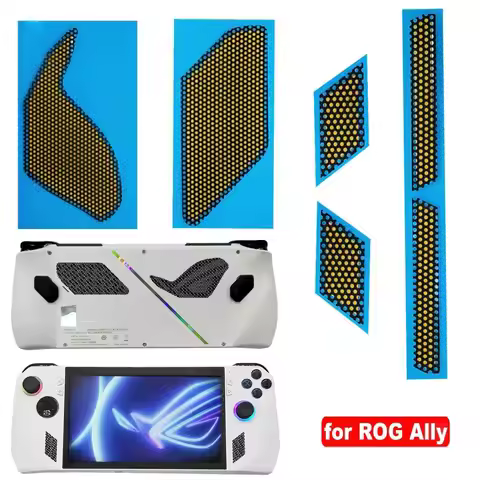 For Asus ROG Ally Dustproof Mesh Handheld Console Dust Blocker Protective Film Anti-scratch Sticker 